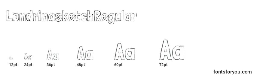 LondrinasketchRegular Font Sizes