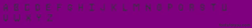 Marshall Font – Black Fonts on Purple Background