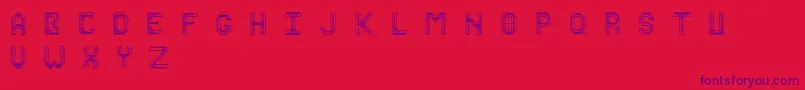 Marshall Font – Purple Fonts on Red Background