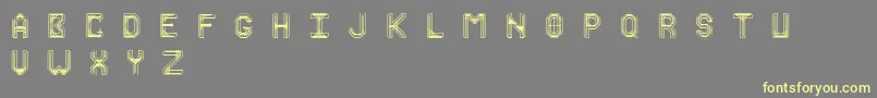 Marshall Font – Yellow Fonts on Gray Background