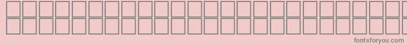 PenKufiShadow Font – Gray Fonts on Pink Background