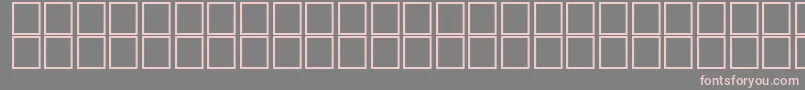 PenKufiShadow Font – Pink Fonts on Gray Background