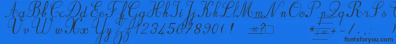 Подробнее о шрифте Bvronit2 Шрифт Bvronit2 – чёрные шрифты на синем фоне