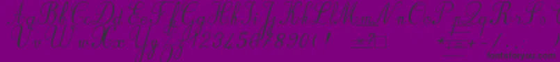 Bvronit2 Font – Black Fonts on Purple Background