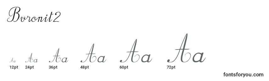 Bvronit2 Font Sizes