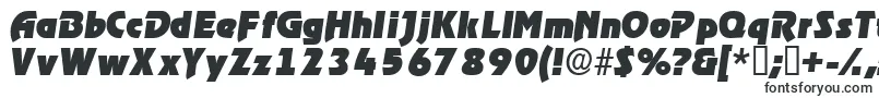 Шрифт ThimbadisplaysskItalic – жирные шрифты