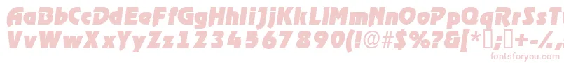 ThimbadisplaysskItalic-Schriftart – Rosa Schriften