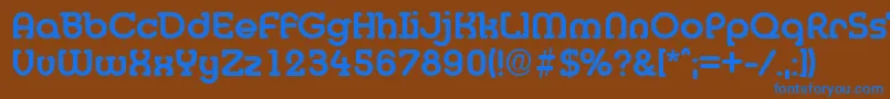 Подробнее о шрифте Desireebeckermedium Шрифт Desireebeckermedium – синие шрифты на коричневом фоне