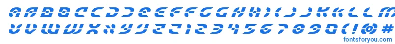 Fonte Starfighterboldtitleital – fontes azuis