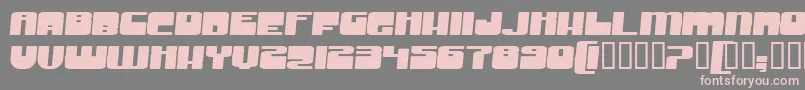 GrooveMachineExpandedBold Font – Pink Fonts on Gray Background