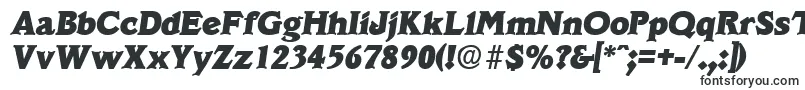 VeracruzExtraboldita-fontti – erittäin leveät fontit