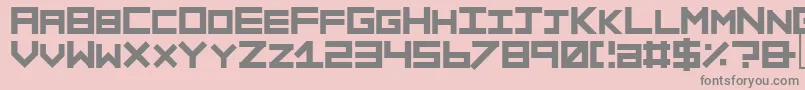 Sinner ffy Font – Gray Fonts on Pink Background
