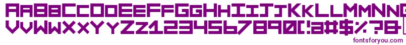 Fonte Sinner ffy – fontes roxas em um fundo branco
