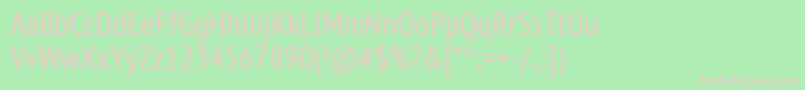 Ptn57f Font – Pink Fonts on Green Background