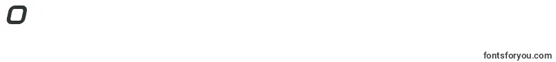 Czcionka SciFiedXItalic – czcionki cyfry 0