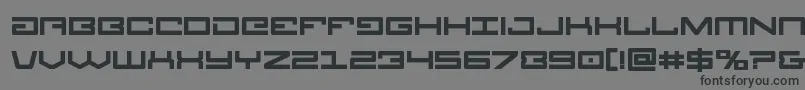 Legionbold Font – Black Fonts on Gray Background