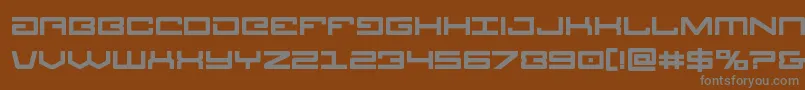 Шрифт Legionbold – серые шрифты на коричневом фоне
