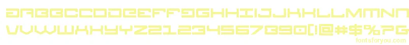 Шрифт Legionbold – жёлтые шрифты