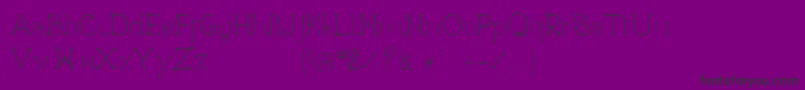 Rose Font – Black Fonts on Purple Background