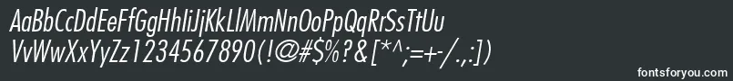 KudosLightCondensedSsiLightCondensedItalic Font – White Fonts
