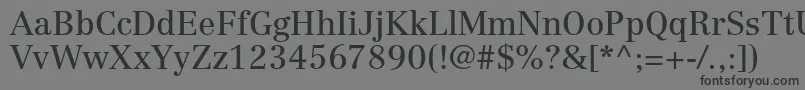 CentennialltstdRoman Font – Black Fonts on Gray Background