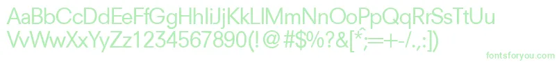 NewsdbNormal Font – Green Fonts on White Background
