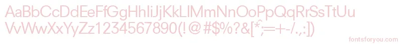 NewsdbNormal Font – Pink Fonts on White Background
