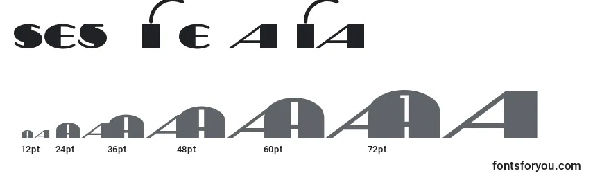 Размеры шрифта Sesquipedalian