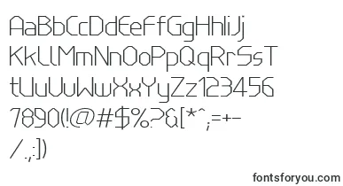 LinewireThin font – popular Fonts