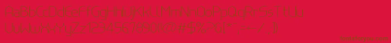 More about LinewireThin Font LinewireThin Font – Brown Fonts on Red Background
