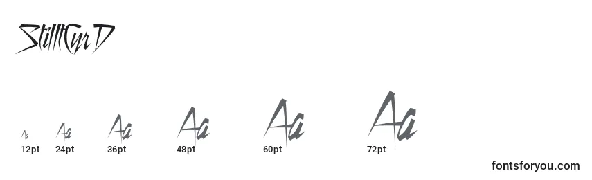 StilltCyrD Font Sizes
