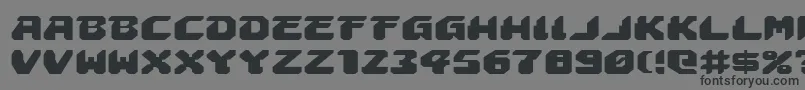 AstropolisExpanded Font – Black Fonts on Gray Background