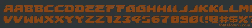 AstropolisExpanded Font – Brown Fonts on Black Background