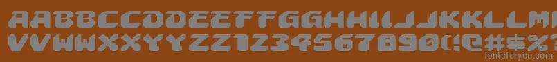 Шрифт AstropolisExpanded – серые шрифты на коричневом фоне