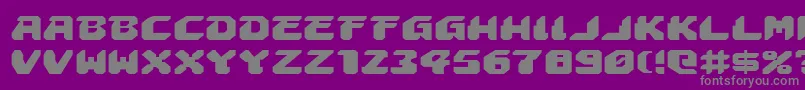 AstropolisExpanded Font – Gray Fonts on Purple Background