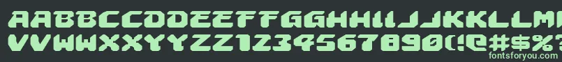 AstropolisExpanded Font – Green Fonts on Black Background