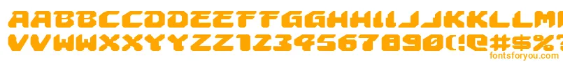 AstropolisExpanded Font – Orange Fonts on White Background