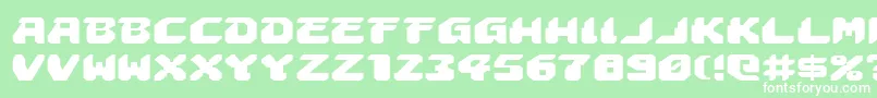 フォントAstropolisExpanded – 緑の背景に白い文字