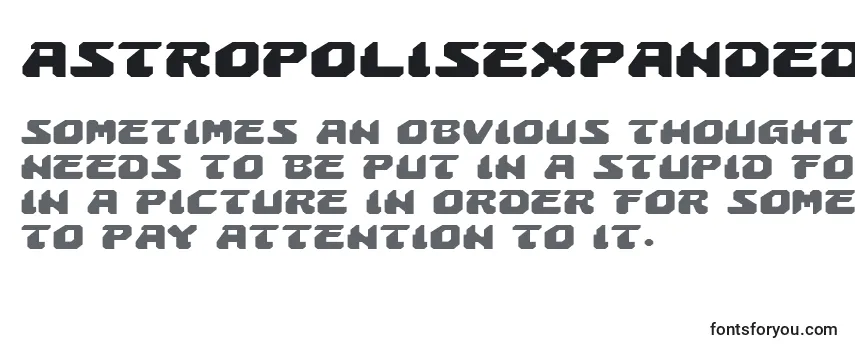 AstropolisExpanded フォントのレビュー