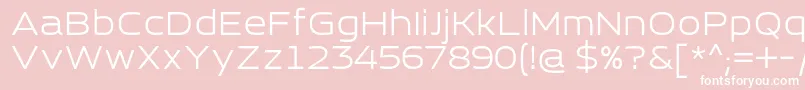 EsqaderoFfCy4f Font – White Fonts on Pink Background