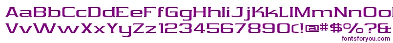 Vibrocentric Font – Purple Fonts on White Background