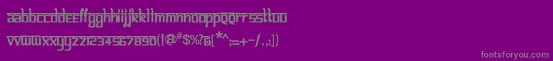 BitlinglipikaBold-Schriftart – Graue Schriften auf violettem Hintergrund