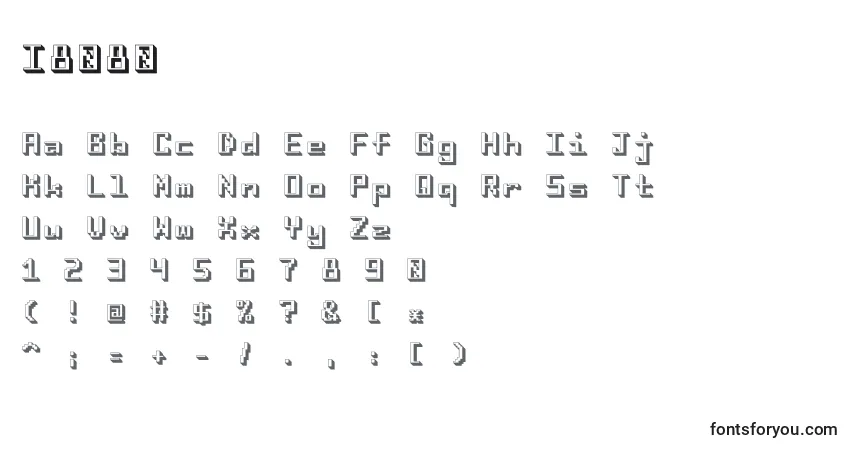 I8080フォント–アルファベット、数字、特殊文字