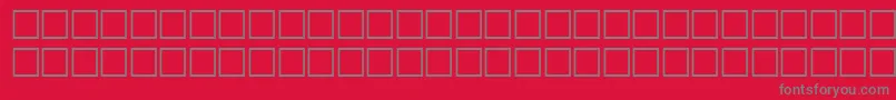 HansenRegular Font – Gray Fonts on Red Background