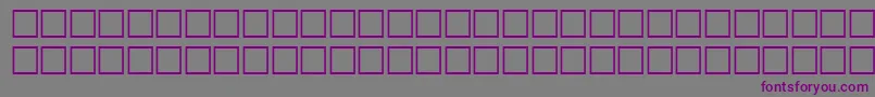 HansenRegular Font – Purple Fonts on Gray Background