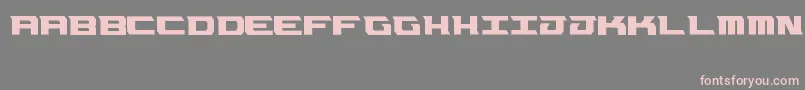 Okc Font – Pink Fonts on Gray Background