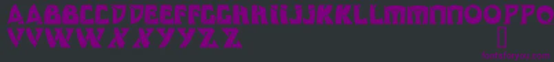 Odishi Font – Purple Fonts on Black Background