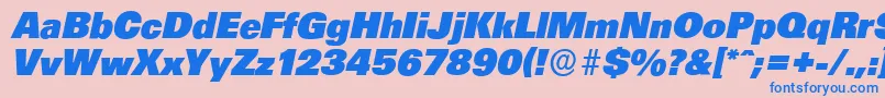 fuente UltimateserialHeavyItalic – Fuentes Azules Sobre Fondo Rosa