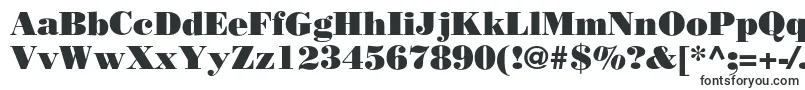 Шрифт BodoniPoster – плакатные шрифты
