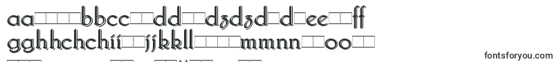 Шрифт Bridgebl – словацкие шрифты